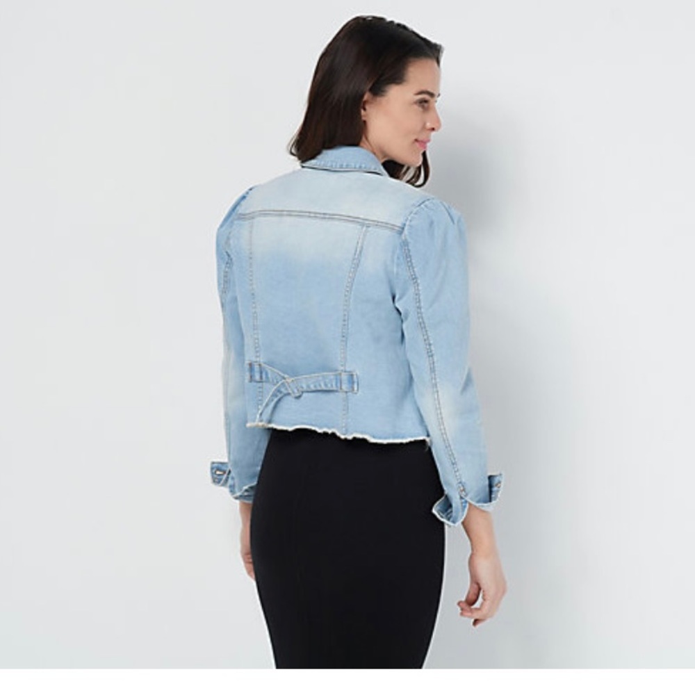 NWOT Cropped Denim Jacket 2X - new /never worn - Picture 3 of 8